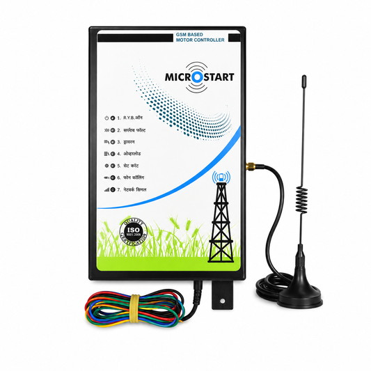 MicroStart GSM Mobile Motor Starter – Remote Pump Control by Call & SMS